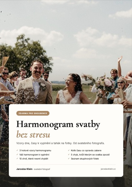 Náhled PDF Harmonogram svatby bez stresu